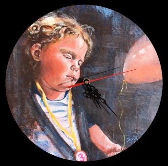 Personalised Canvas Clock